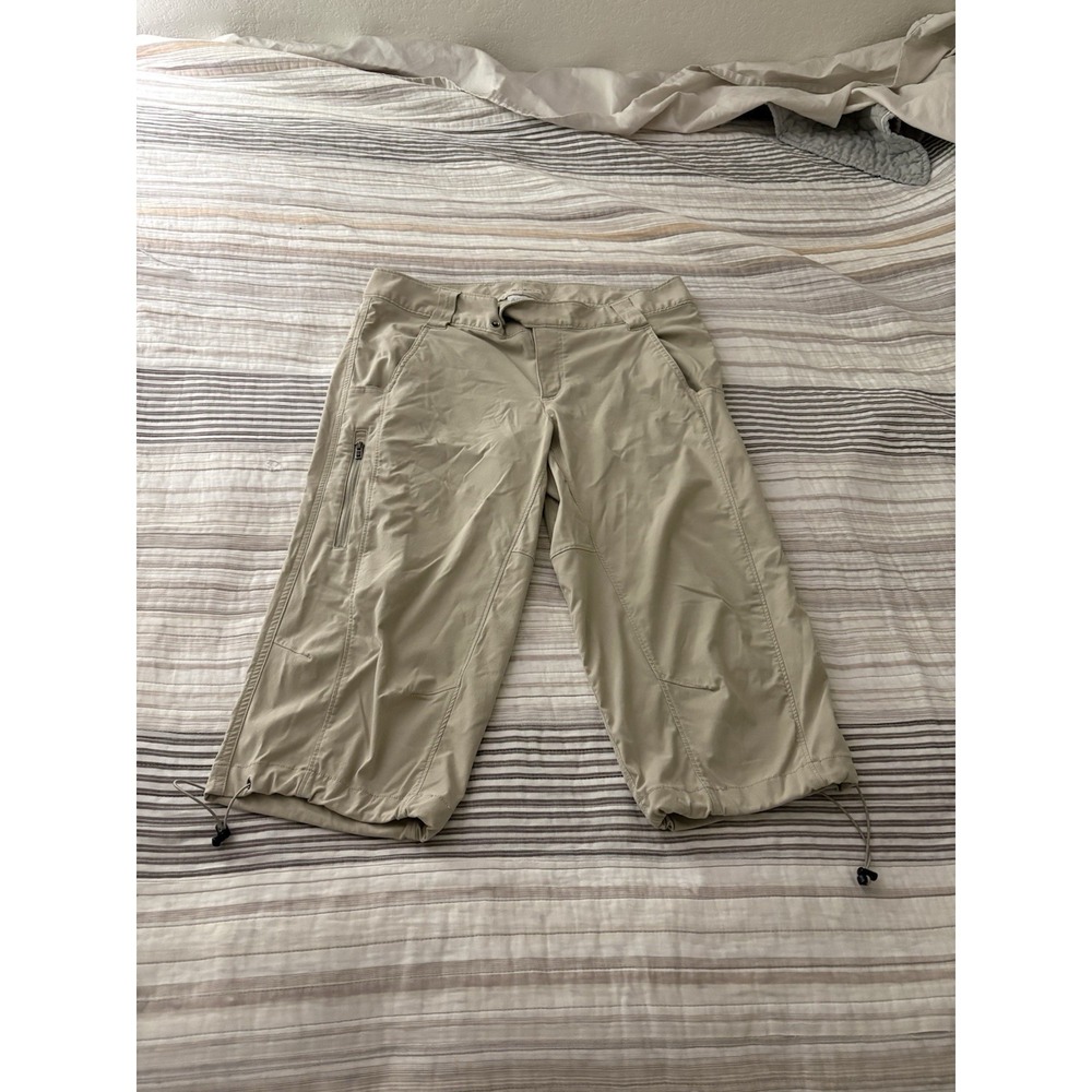 Columbia Pants Womens 12 Tan Nylon Blend Omni-Shield Sun Protection Hiking